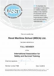 INTERNATIONAL ASSOCIATION FOR SAFETY AND SURVIVAL TRAINING