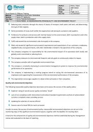 Quality and environment policy and goals PAGE 2