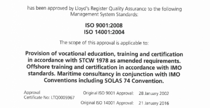 ISO9001 ja ISO14001 kvaliteedisüsteemide audit oli edukas